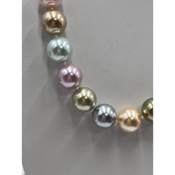 KJL Kenneth Jay Lane Inaugural 'First Lady' 2009 Simulated Pearl 18" Necklace - Picture 5 of 13